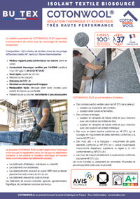 Fiche Technique Cotonwool Panneau